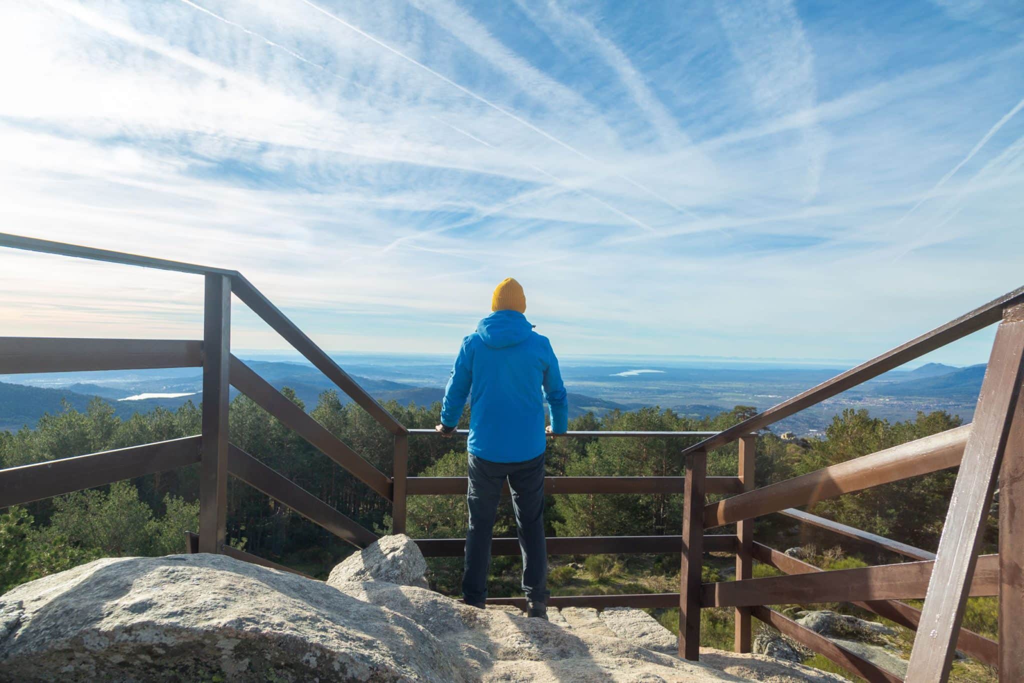 Mirador de Los poetas. Ruta de las dehesas por Cercedilla