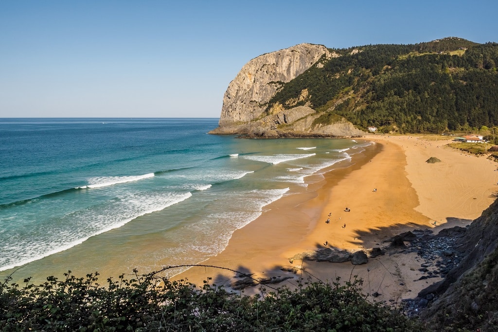 Laga, playa en el País Vasco